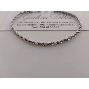BRACCIALE ORO BIANCO 18... 2