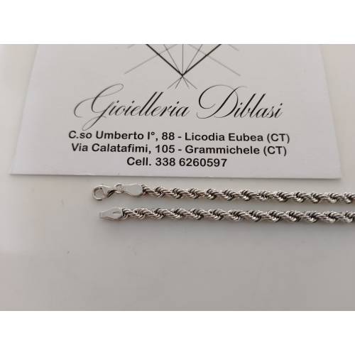 BRACCIALE ORO BIANCO 18 Karati 750%...