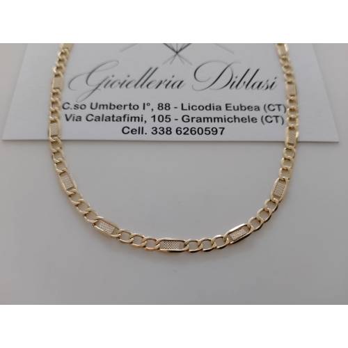COLLANA ORO 18 Kt 750% COLLIER CATENA...