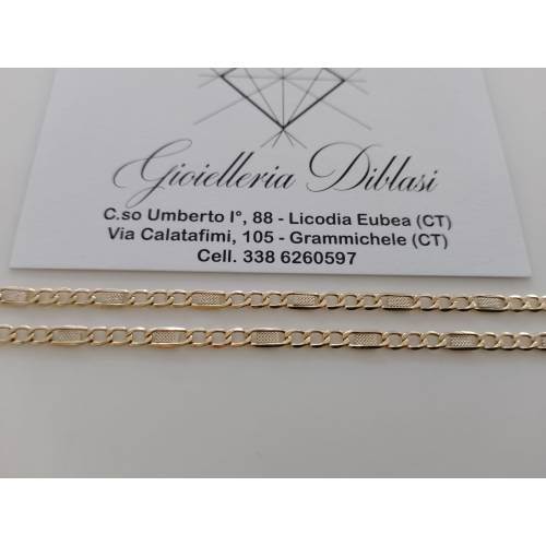 COLLANA ORO 18 Kt 750% COLLIER CATENA...