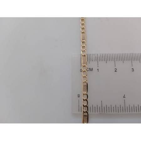 COLLANA ORO 18 Kt 750% COLLIER CATENA Uomo Donna Unisex Giallo Bianco Bicolore