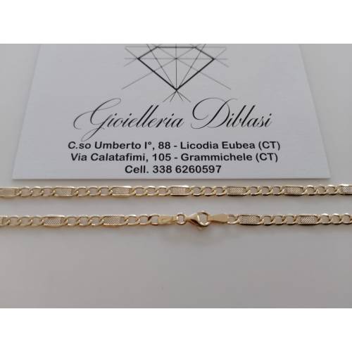 COLLANA ORO 18 Kt 750% COLLIER CATENA...