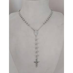 COLLANA ROSARIO ORO BIANCO... 2