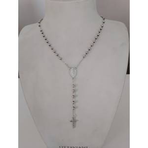 COLLANA ROSARIO ORO BIANCO... 2