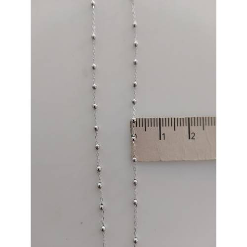 COLLANA ROSARIO ORO BIANCO 750 18K...