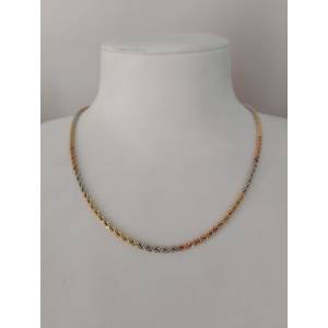 COLLANA ORO GIALLO BIANCO...
