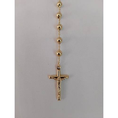 COLLANA ROSARIO ORO GIALLO 750 18K...