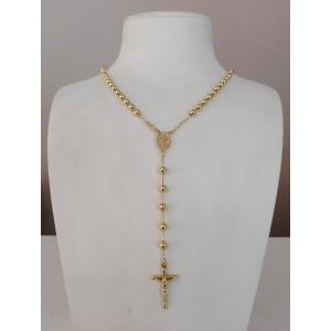 COLLANA ROSARIO ORO GIALLO...