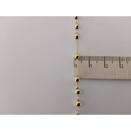 COLLANA ROSARIO ORO GIALLO 750 18K...