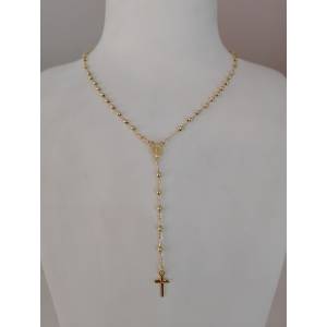 COLLANA ROSARIO ORO GIALLO... 2