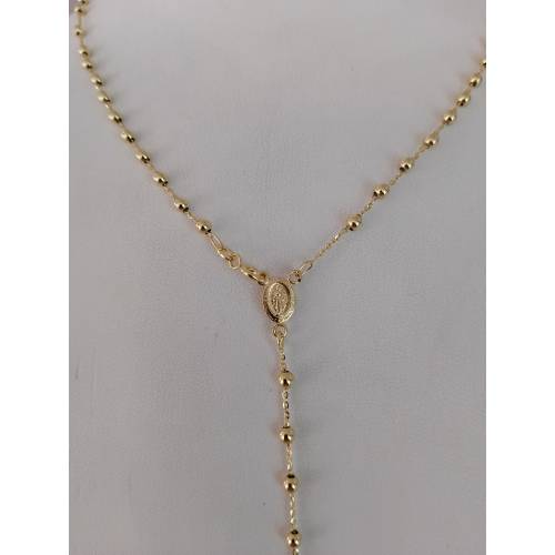 COLLANA ROSARIO ORO GIALLO 750 18K...