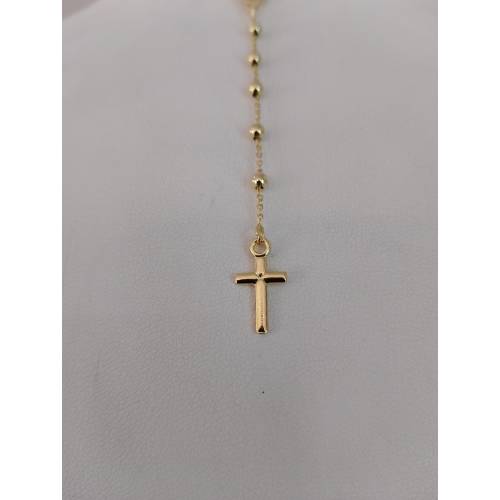 COLLANA ROSARIO ORO GIALLO 750 18K...