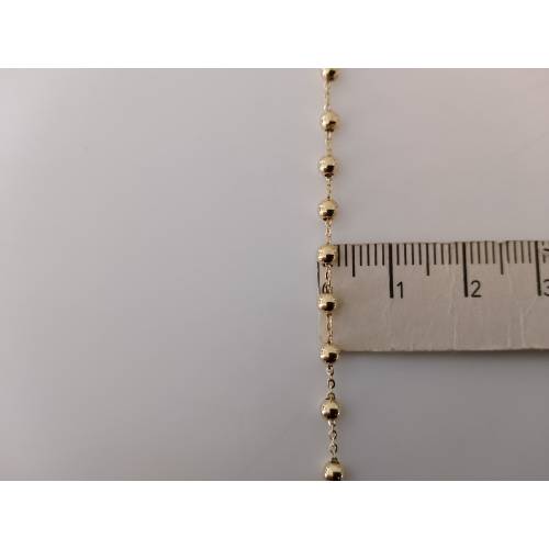 COLLANA ROSARIO ORO GIALLO 750 18K...