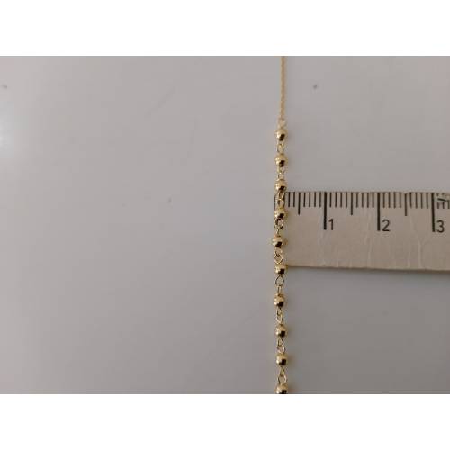 COLLANA ROSARIO ORO GIALLO 750 18K...