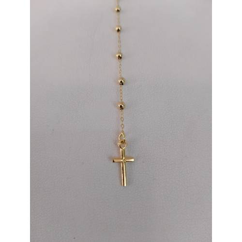 COLLANA ROSARIO ORO GIALLO 750 18K...