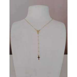 COLLANA ROSARIO ORO GIALLO...