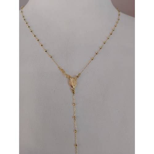 COLLANA ROSARIO ORO GIALLO 750 18K...