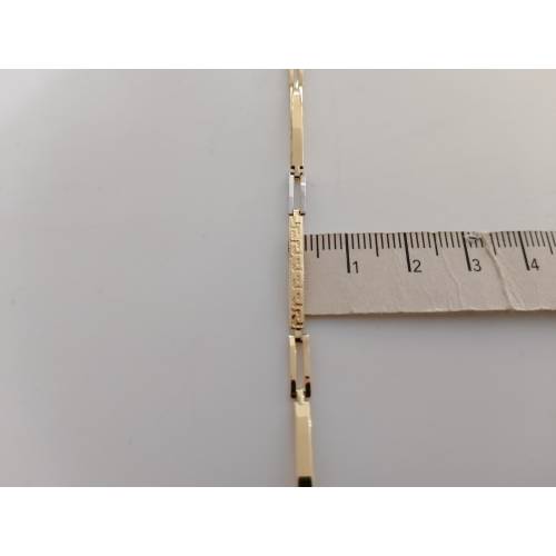 BRACCIALE ORO GIALLO BIANCO 18 Kt...