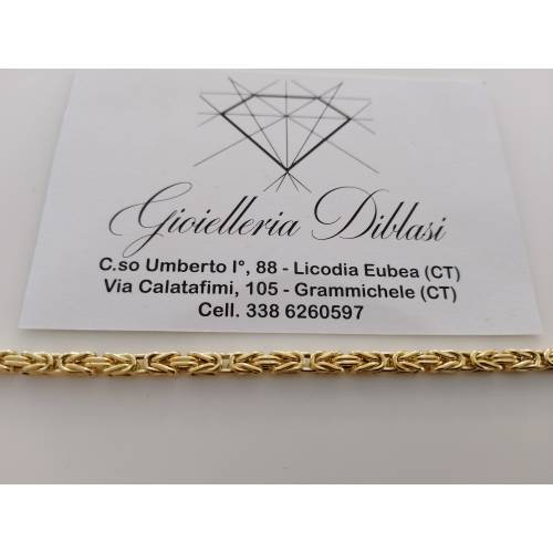 BRACCIALE In ORO GIALLO 18 Karati...