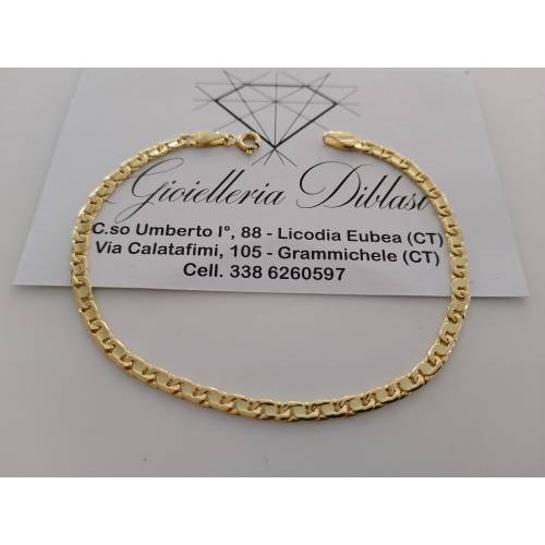 BRACCIALE In ORO GIALLO 18 Karati...