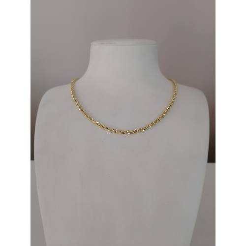 COLLANA ORO GIALLO 18 Karati Donna...