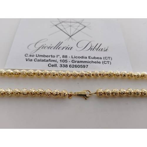 COLLANA Donna ORO GIALLO 18 Karati...