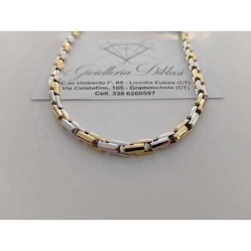 COLLANA COLLIER ORO 18 Karati 750%...