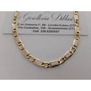 COLLANA ORO Bicolore 18...