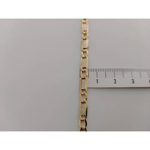 COLLANA ORO Bicolore 18 Karati GIALLO...