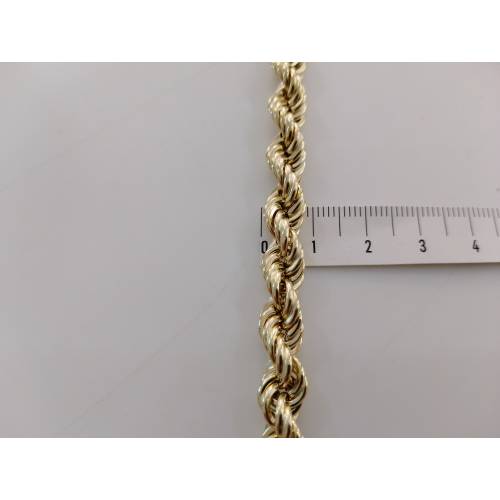 COLLANA CORDA Uomo Donna Unisex ORO...