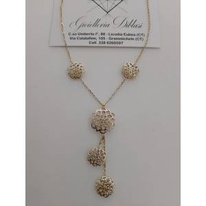 COLLANA Donna ORO Bicolore...