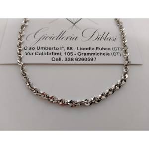 COLLANA Donna ORO BIANCO 18...