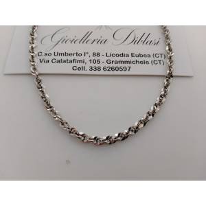 COLLANA Donna ORO BIANCO 18...