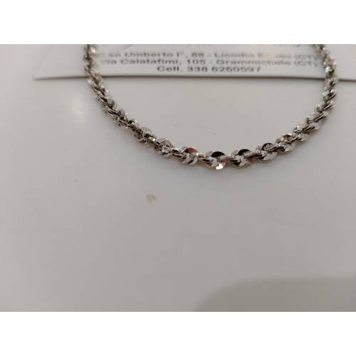 COLLANA Donna ORO BIANCO 18 KARATI...