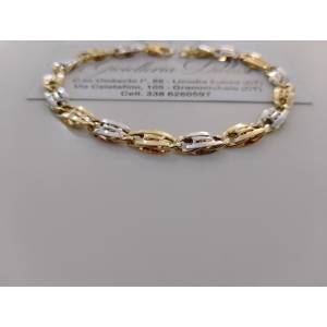 BRACCIALE Uomo Donna Oro 18... 2