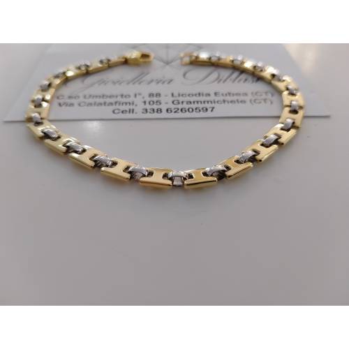 BRACCIALE ORO 18 Karati 750/1000 Uomo...
