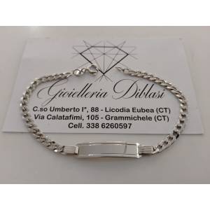 BRACCIALE ORO BIANCO 18 Kt...