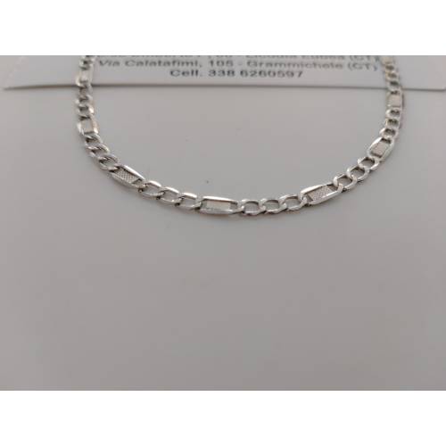 COLLANA ORO BIANCO 18 Karati 750%...