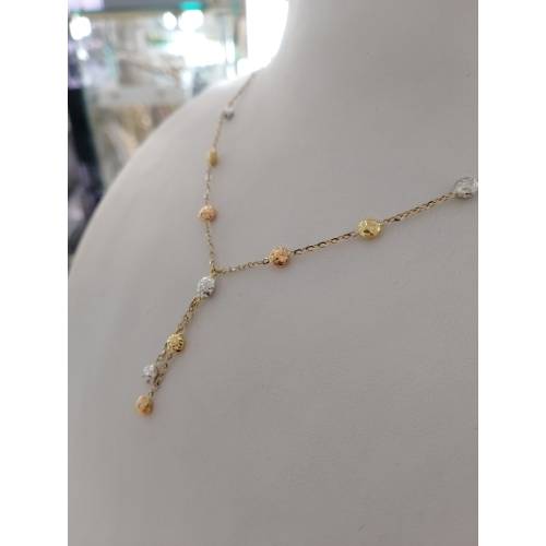 COLLANA Donna ORO GIALLO BIANCO ROSSO...