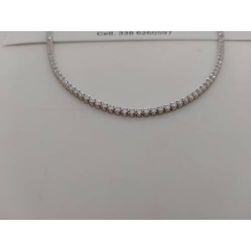 COLLANA Donna ORO BIANCO 18 Karati...