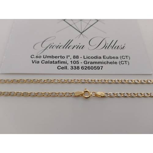 COLLANA Collier CATENA Girocollo ORO...