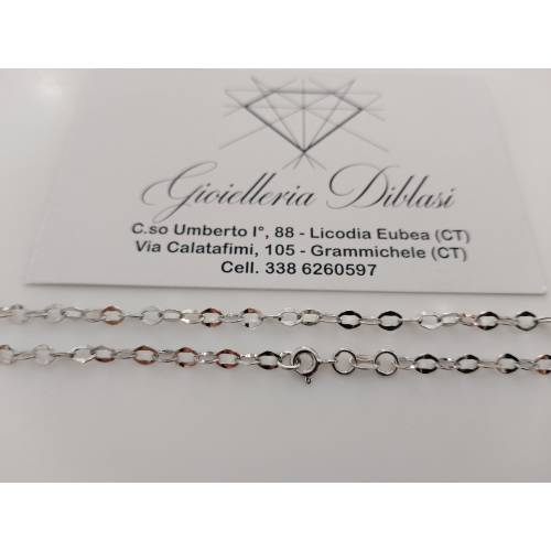 COLLANA Donna ORO BIANCO 18 Karati...