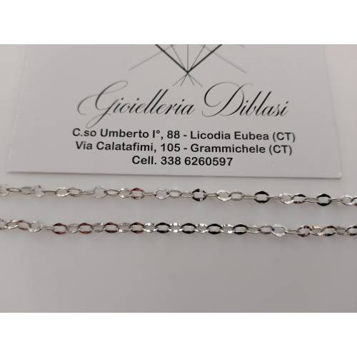 COLLANA Donna ORO BIANCO 18 Karati...