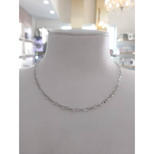 COLLANA Donna ORO BIANCO 18 Karati...