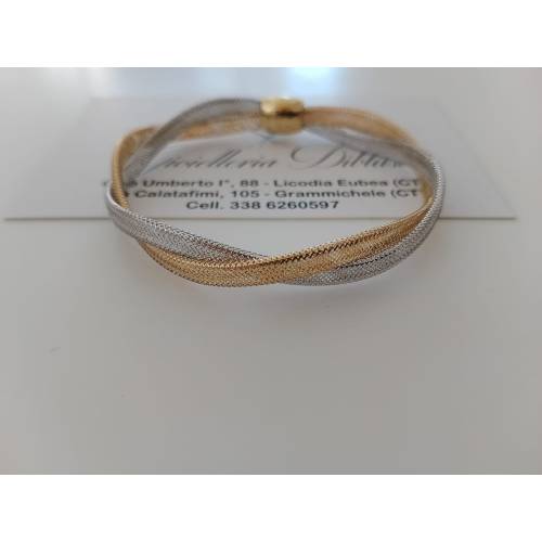 BRACCIALE Donna In ORO Bicolore...