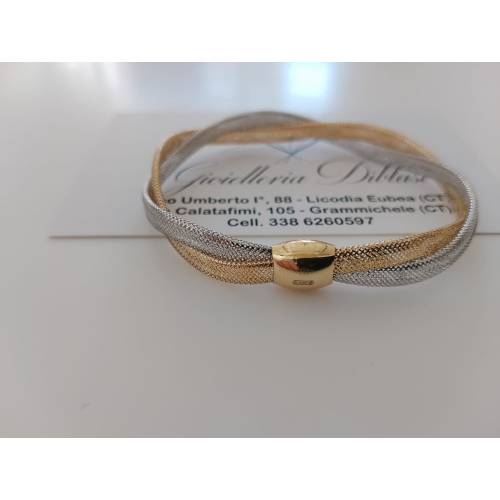 BRACCIALE Donna In ORO Bicolore...