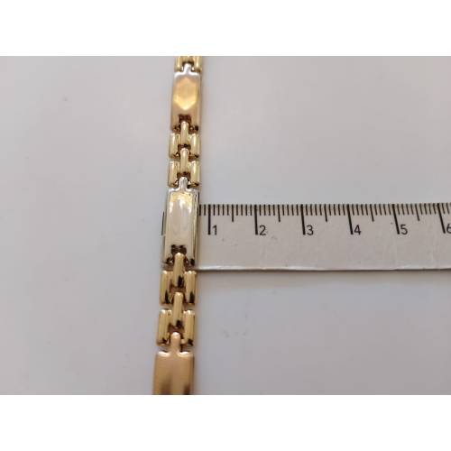 BRACCIALE ORO GIALLO BIANCO ROSSO 18...