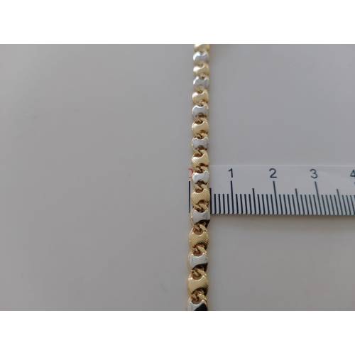 BRACCIALE In ORO Bicolore GIALLO...