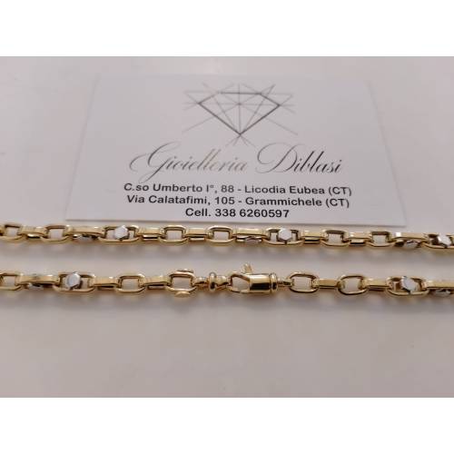 COLLANA Collier ORO 18 Karati 750%...