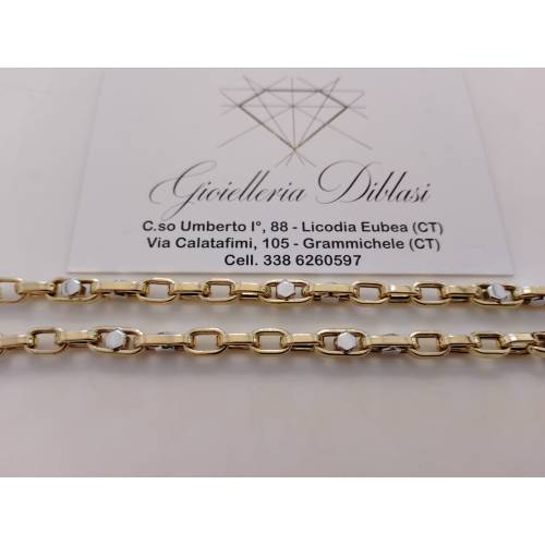 COLLANA Collier ORO 18 Karati 750%...